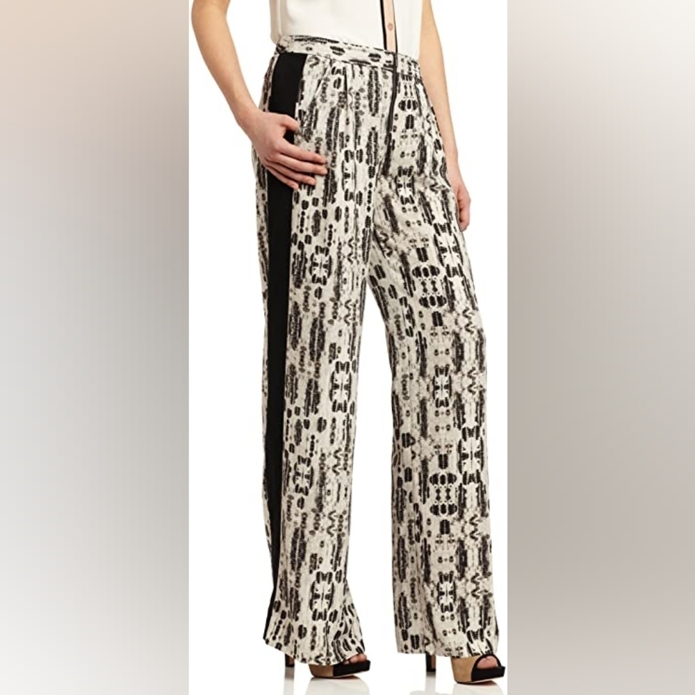 BCBG MAXAZRIA 2-Piece Black & White Combo Print Suit, Small, FREE Shipping - Picture 5 of 6